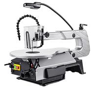 Scroll Saw 16-Inch Multifunctional Wood Cutting Machine, Adjustable Table, Variable Speed 400-1600 RPM, Two-Direction with Work Light for Woodworking Projects