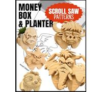 Scroll Saw Pattern - Animal-Shaped Planter or Money Box: Decorative Woodworking Project | Layered DIY Design no.2