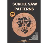 Scroll saw patterns, 68 patterns, Games, Scenes, Labels, Plate coaster, Photo frames, Circular models, Notice boards, Monogram Alphabet