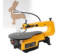 Scroll Saw with 0-45° Adjustable Table, 16 Inch Blade, 180W Motor - Ideal for Precision Cutting in Home Workshops and Small Shops