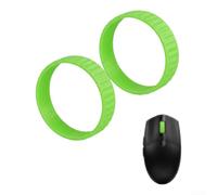 Scroll Wheel Rings for Logitech G304 G305 for pla 2-Pack Scroll(Green) | High-grade for pla material, wear resistant, long-lasting durability, snug fit for G304 G305, 2-pack value
