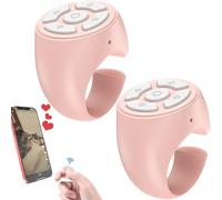 Scrolling Ring - 1/2/4pc TIK-Tok Wireless Finger Scroller | Blue-tooth Finger Ring Page Turning Remote Control | Ring Design Fingertip Scrolling Clicker Control Volume And Interface For Home