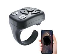 Scrolling Ring - Auto Camera Shutter Controller, Smart Page Turner Device | Hands-Free Presentation Clicker, Continuous Scroll Finger Tip Control, Music & Video Navigation, Wireless Remote Accessory