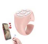 Scrolling Ring, Comfortable Wireless Finger Scroller, Blue-tooth Finger Ring Page Turning Remote Control, Portable Remote Control Ring, Mobile Phone Controller for Home, Travel, Car, Camping