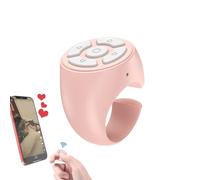 Scrolling Ring for Tik-Tok, Remote Control Scroller Ring for Tik-Tok, Wireless Phone Selfie Camera Shutter Remote Button, Smart Devices Page Turner Screen Clicker, for IOS & Androids