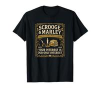 Scrooge and Marley Vintage Dickens Christmas T-Shirt