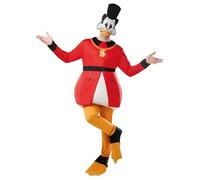 Scrooge McDuck Costume for Adults - Disney Duck Fancy Dress Outfit with Jacket, Trousers & Mask - Funny Cartoon Halloween Cosplay Costume for Men (Std - 38-42")