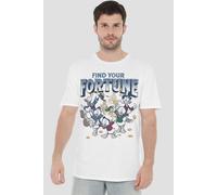 Scrooge Mcduck Find Your Fortune T-Shirt Disney White XL