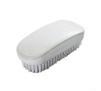 Scrub Brush Built for Tough Stains Featuring Stiff Bristles Wide For Cleaning Side and Narrow Grout Targeting Edge (White)