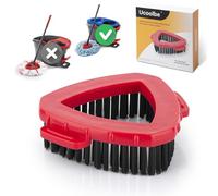 Scrub brush for O Cedar, Spin Mop scrub brush head compatible with O-Cedar RinseClean 2 Tank System, Scrubber mop head for Bathroom Kitchen Wall Tile (No Include Mop Handle and Base)