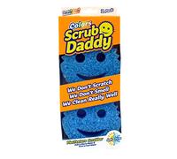 Scrub Daddy Colors Kitchen Sponges, Dish Sponges for Washing Up, Texture Changing Washing Up Sponge, Non Scratch Dish Scrubber, Odour Resistant Bathroom Cleaning Products, Dishwasher Safe, Pack of 2