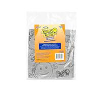 Scrub Daddy Damp Duster Towel, Multipurpose Dusters for Cleaning - Wooden & Venetian Blind Cleaner Tool, Wet Dust Sponge for Skirting Board, Radiator, Blinds & Mirrors, Home Cleaning Products, 2 Pack