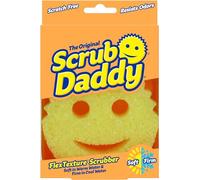Scrub Daddy Original Yellow Washing Up Sponge, Cleaning Sponge Face Shape, Scratch-Free Sponge Kitchen, Eraser Sponge, Dirt Eraser, Cleaning Sponges Dishwasher Safe