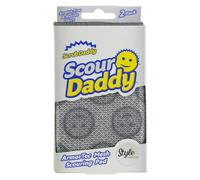 Scrub Daddy Scour Daddy Style, Scourers Non Scratch Scrubbing Sponge, Scouring Pads, Kitchen Sponges for Dishes, Dishwashing Pan Scrubber, Cleaning Supplies, Dish Sponges for Washing up, Pack of 2