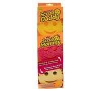 Scrub Daddy + Scrub Mommy 3 Pack - Smiley Face Sponges for Cleaning & Washing Up - Multipack Kitchen Non Scratch Scourers with FlexTexture Firm & Soft