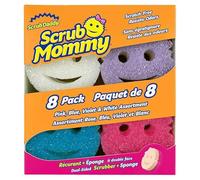Scrub Daddy Scrub Mommy Dual-Sided Scrubber and Sponge, Variety Pack of 8