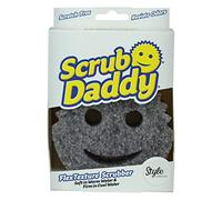 Scrub Daddy Style Dish Sponge, Kitchen Sponges for Cleaning & Dishwashing, Washing Up Sponges Multipack, Non Scratch Sponge Scourers with FlexTexture, Bathroom & Kitchen Scrubber, Grey