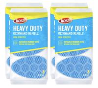 Scrub Dots Dishwand Refills Sponge Heads, Dish Wand Refill Scrubber Replacement Head, Non Scratch Brush Soap Filled Dispensing Handle, Heavy Duty Dishwashing Pads Dispenser Dishwasher Cleaning Tool