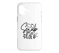 Scrub Life Nurse Doctor Hospital Medical Scrubs Case for iPhone 16 Plus