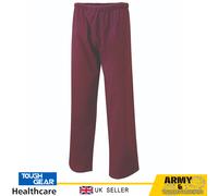 Tough Gear Scrub Trousers Elasticated Waist Uniform Hospital Care Home Bottom
