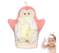 Scrub Mitt - Double Sided Body Wash Gloves, Shower Puff, Bathing Accessories, Loofah Sponge, Rich Foaming Towel for Men, Women Kids Families Home Spa Bathroom Personal Care Shower Bath