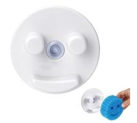Scrub Sponge Holder for Daddy Mommy,Funny Face Sponge Holder,Scrub Daddy Holder, Kitchen Bathroom Sink with Suction Cup Installation, Spong-e Not Included