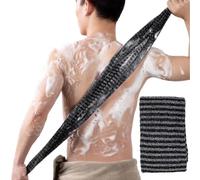 Scrub Towel, Skin Back Washing Scrubber, Reusable Shower Rag with Long Tail, Soft Durable Material Main Feature, for Bathroom Use Men Women Friends Youth Family Home Hotel and Travel