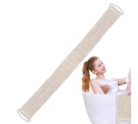 Scrub Wash Cloth - Long Reusable Body Exfoliator Towel, Back Cleaning Strap | Soft Mesh Shower Scrubber With Handles For Skin Smoothing, Deep Pore Wash, Comfortable Lathering In Bath Or Shower Routine