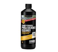 SCRUBB Trade Strength PVCu Solvent Cleaner for PVCu Materials, Powerful Formulation, For Window and Door Frames, Fast-Acting, 1L