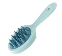 Scrubber Head - Scto | Multi-purpose Long Handle Massager Comb | Hair Combush for Leather Whims Teeth | Portable Shampoo Wash Shelter for Wet and Dry Hair