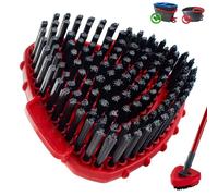 Scrubber Mop Head for Ocedar, Upgrade Scrub Brush for Ocedar, Spin Mop Scrub Brush Head for Ocedar RinseClean 2-Tank, More Bristles Scrub Brush Attachment for Bathroom