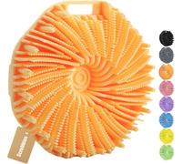 Scrubbies - Scrubbies The Sud Bud,Silicone Body Scrubber, Scrubbies for Body,Exfoliating Body Scrubber for Sensitive Skin, Scrubbies for Body, for All Skin Types, Deep Cleaning (Orang)
