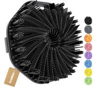 Scrubbies - Scrubbies The Sud Bud,Silicone Body Scrubber, Scrubbies for Body,Exfoliating Body Scrubber for Sensitive Skin, Scrubbies for Body, for All Skin Types, Deep Cleaning (Black)