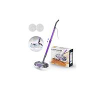 Scrubbing Steam Mop with Rotating Pads, All-in-One Spin Steam Cleaner for Floor Cleaning, Large Tank, 23FT Cord, LED Headlights, Reusable Pads & Self-Standing, Safe for Hard Floor/Laminate/Marble