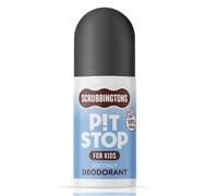 Scrubbingtons Pit Stop Childrens Natural First Deodorant, for Boys and Girls, Aluminium and Alcohol Free, Suitable for Sensitive Skin (1 x 75ml, Coconut)