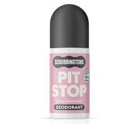 Scrubbingtons Pit Stop Natural Deodorant - Quick-Drying Magically Gentle Floral Blossom Scent, No Aluminium, Alcohol-Free, Adventure-Ready Adults Roll-On for Sensitive Underarms - 75ml