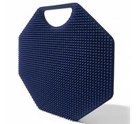 ScrubMeBody Premium Silicone Body Scrubber - Hygienic Exfoliating Shower Brush, Quick-Dry Loofah & Puff Alternative for Smooth Skin, Daily Use, Eco-Friendly, All Skin Types - Breathtaking Blue