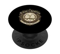 Scrubs And Scripture Christian Nurse Faith Healing PopSockets Adhesive PopGrip