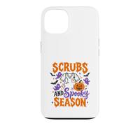 Scrubs and Spooky Season Halloween Nurse Design Case for iPhone 13