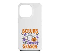 Scrubs and Spooky Season Halloween Nurse Design Case for iPhone 13 Pro