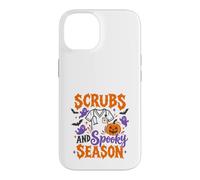 Scrubs and Spooky Season Halloween Nurse Design Case for iPhone 14