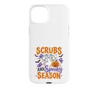 Scrubs and Spooky Season Halloween Nurse Design Case for iPhone 15 Plus