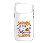 Scrubs and Spooky Season Halloween Nurse Design Case for iPhone 17 Pro Max
