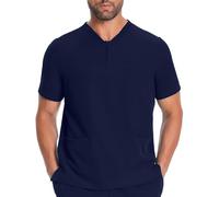 Scrubs Men Nurses Uniform Medical Healthcare Short Sleeve V Neck Tunics Tops with Pockets Scrubs Uniforms Lightweight Soft Shirts Moisture-Wicking Stretch Tee Shirt Hospital Dental Work Beauty Carers
