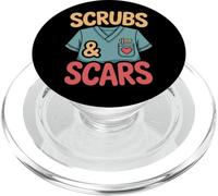 Scrubs & Scars - Proud Medical Professional PopSockets PopGrip for MagSafe