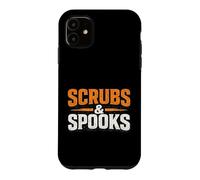 Scrubs & Spooks Nurse Halloween Medical Humor Case for iPhone 11
