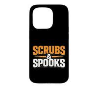 Scrubs & Spooks Nurse Halloween Medical Humor Case for iPhone 15 Pro
