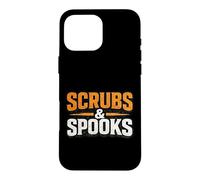 Scrubs & Spooks Nurse Halloween Medical Humor Case for iPhone 16 Pro Max