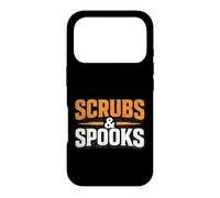 Scrubs & Spooks Nurse Halloween Medical Humor Case for iPhone 17 Pro