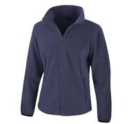 SCRUBS UK Ladies’ Fleece Jacket - Soft & Warm 100% Polyester - Anti-Pill Fabric, Cadet Collar, 2 Zip Pockets - Modern Fit with Side Panels - Adjustable Bungee Hem - WRAP Certified Ethical Production